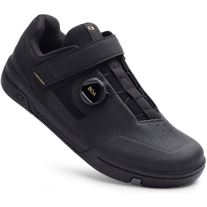 Crank Brothers Stamp BOA Shoes Black/Gold/Black