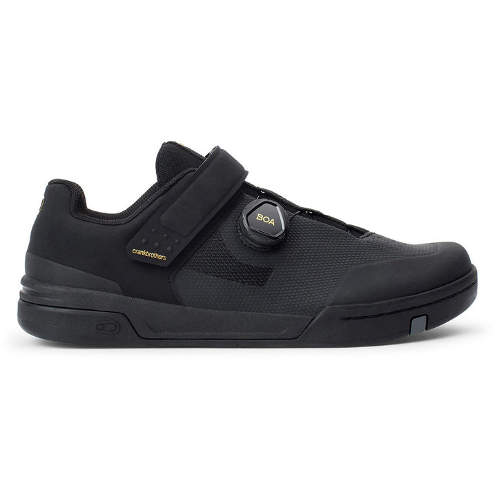 Crank Brothers Stamp BOA Shoes Black/Gold/Black