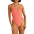 Rhythm Lola Check Cross Back Once Piece - Women's Red