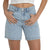 Rhythm Tour Denim Bermuda Shorts - Women's Light Blue