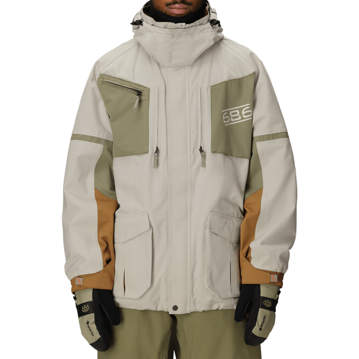 686 2001 Transfer Jacket - Men's Limestone Colorblock