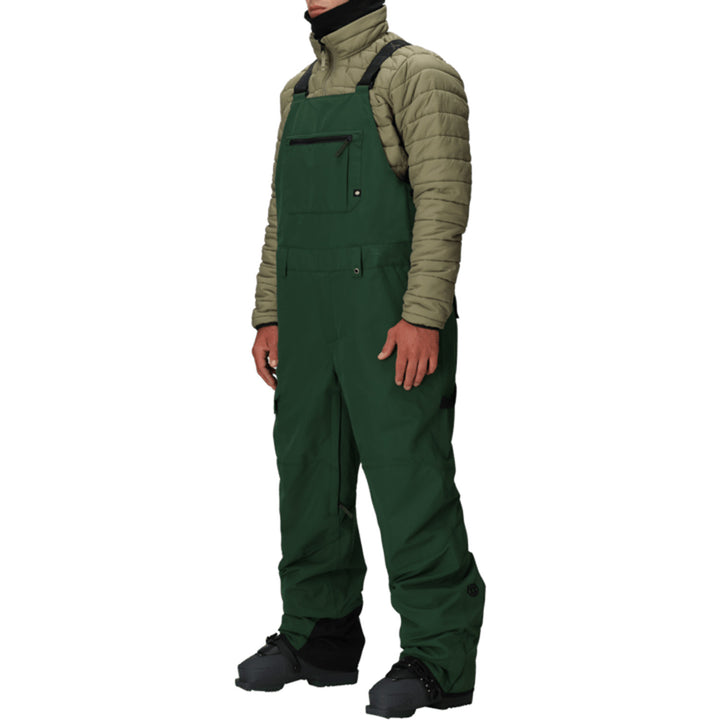 686 Hot Lap Insulated Bibs - Men's Moss Green Ripstop