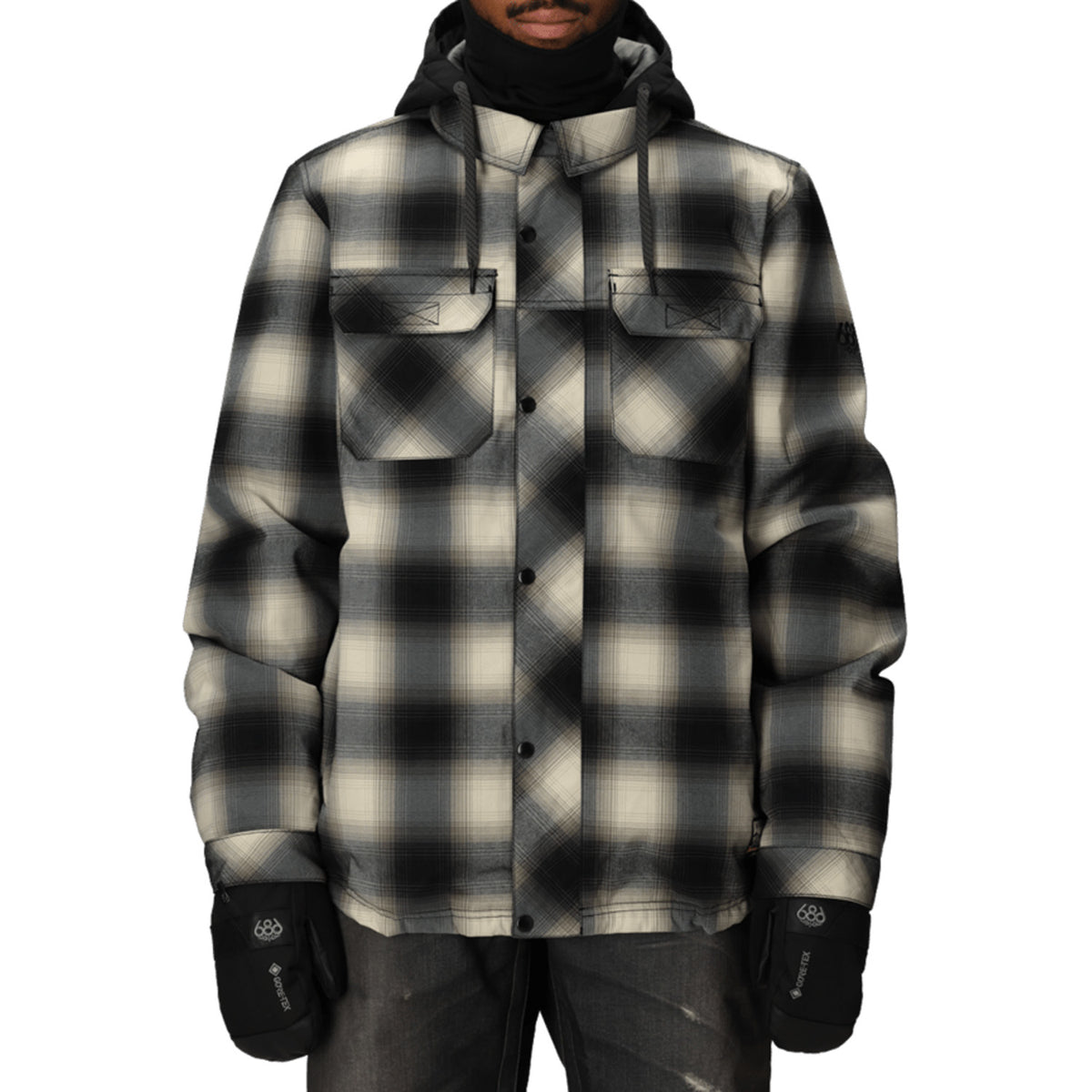 686 Woodland Insulated Jacket - Men's Limestone Plaid