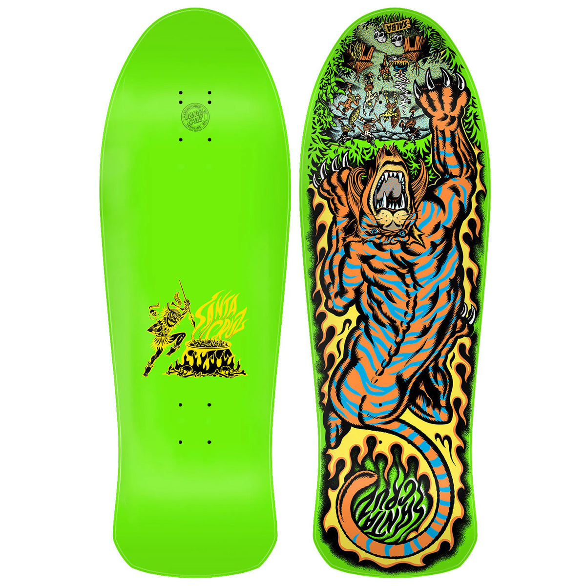 Santa Cruz Skateboards Salba Tiger Reissue 10.3 Skateboard Deck
