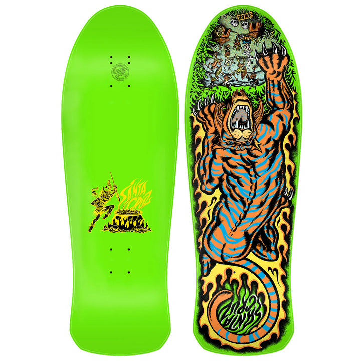 Santa Cruz Skateboards Salba Tiger Reissue 10.3 Skateboard Deck