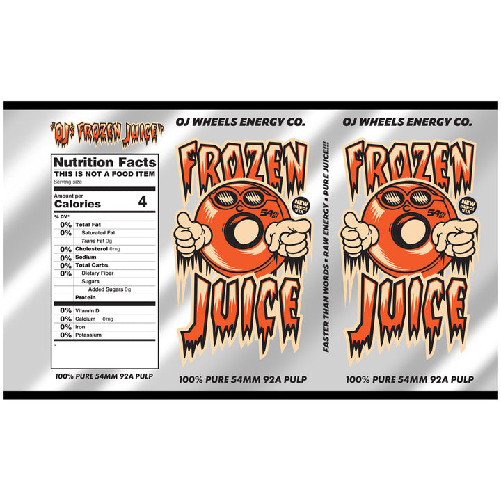 OJ Frozen Energy Keyframe 92a Skateboard Wheels Orange