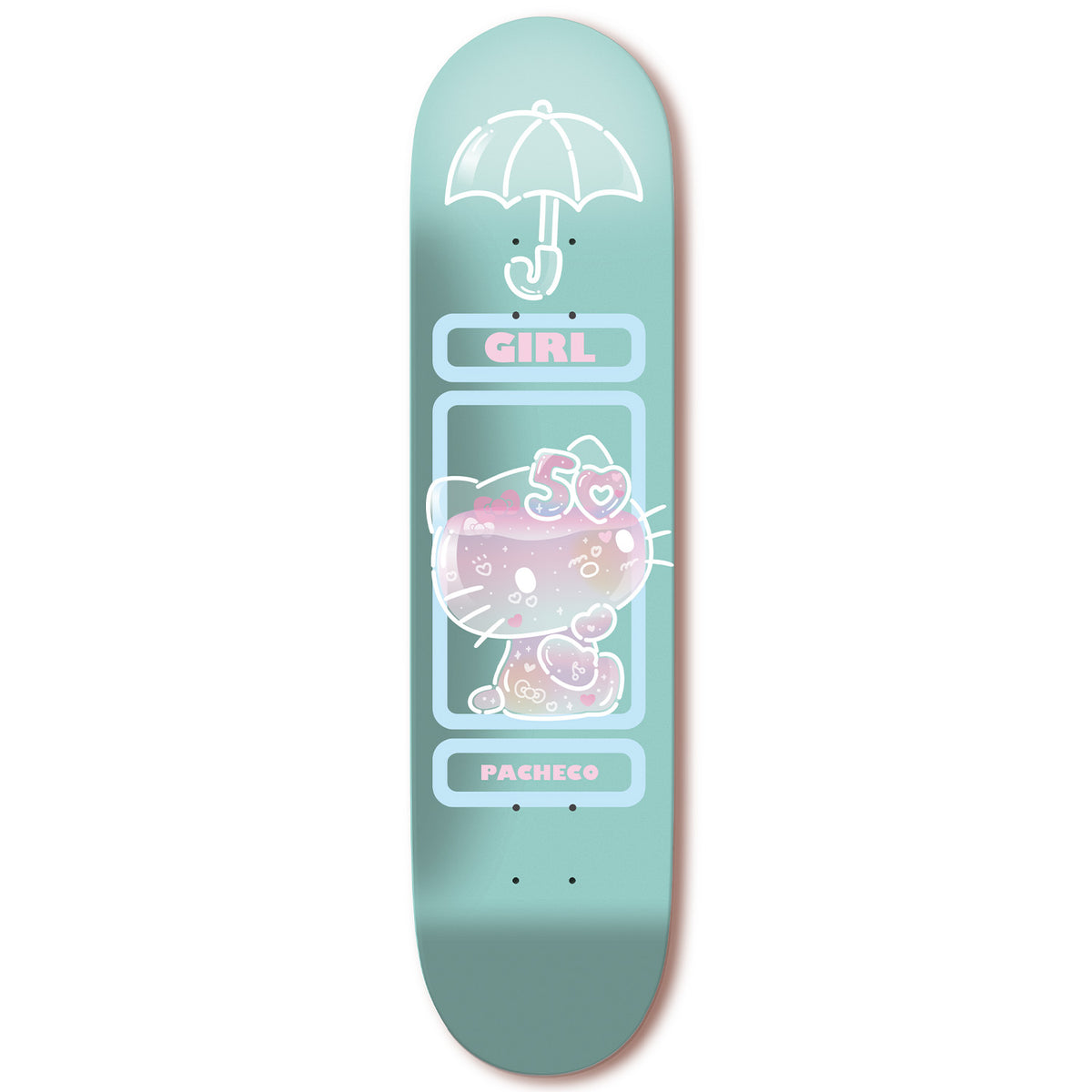 Girl Pacheco Hello Kitty 50 8.375 Skateboard Deck