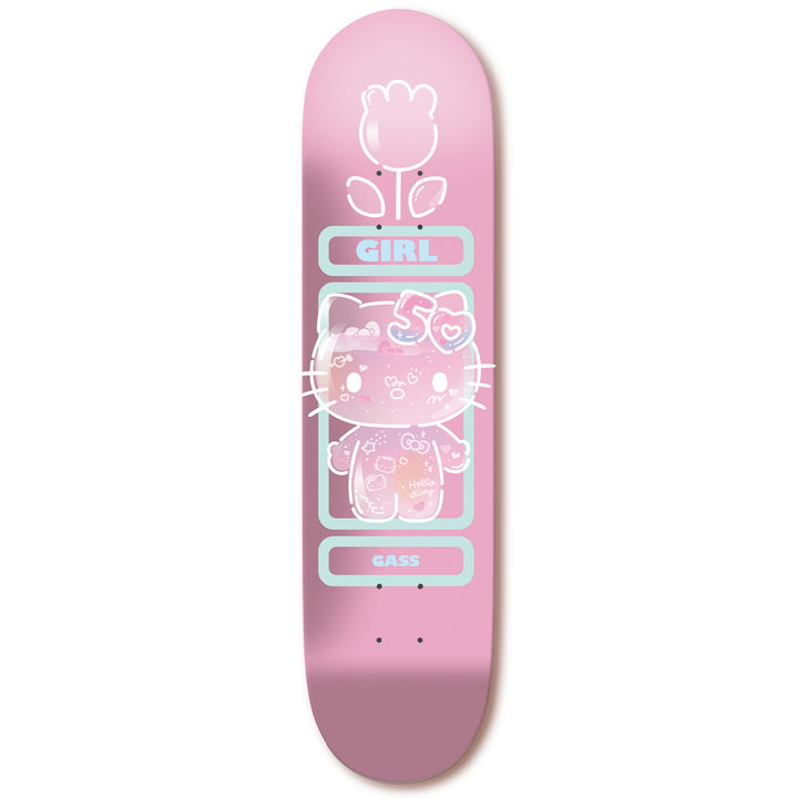 Girl Gass Hello Kitty 50 8.125 Skateboard Deck