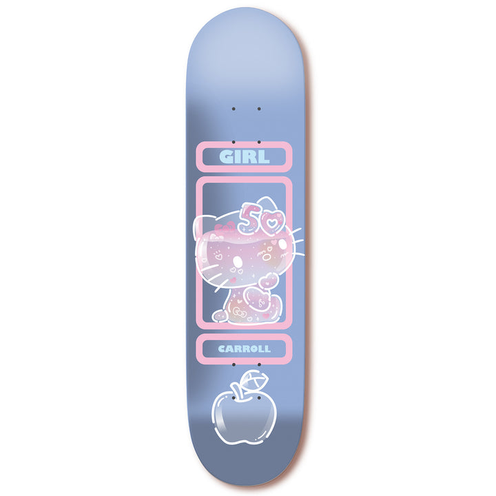 Girl Carroll Hello Kitty 50 8.25 Skateboard Deck