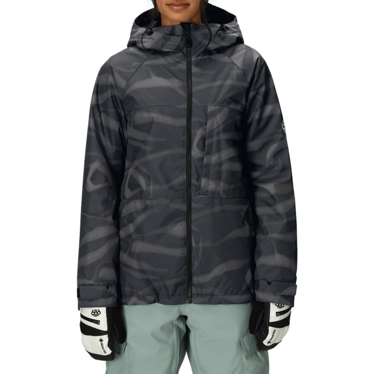 686 Athena Insulated Jacket - Women's Black Vapors