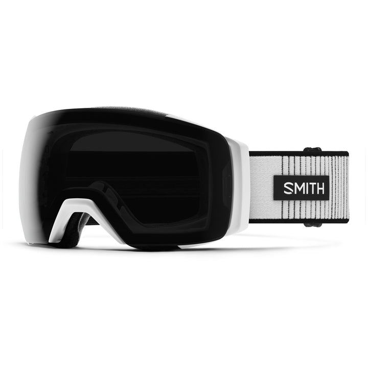 Smith I/O MAG XL Goggles White Fade Out/ChromaPop Sun Black+ChromaPop Storm Blue Sensor Mirror