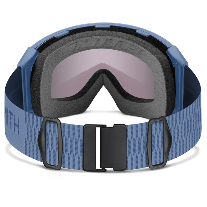 Smith 4D MAG XL Low Bridge Fit Goggles Granite Blue/ChromaPop Everyday Blue Mirror+Chromapop Storm Blue Sensor Mirror