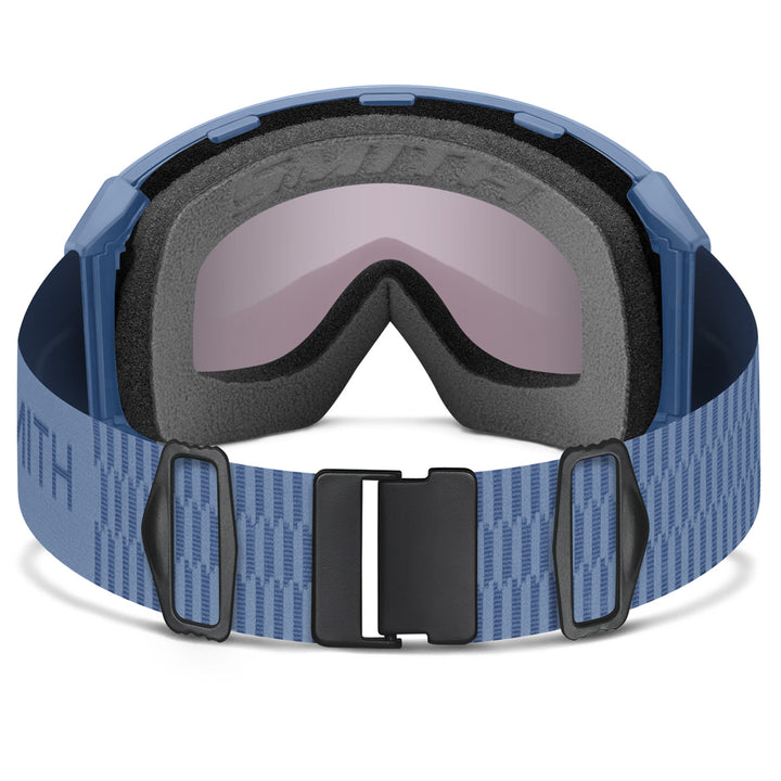 Smith 4D MAG XL Low Bridge Fit Goggles Granite Blue/ChromaPop Everyday Blue Mirror+Chromapop Storm Blue Sensor Mirror