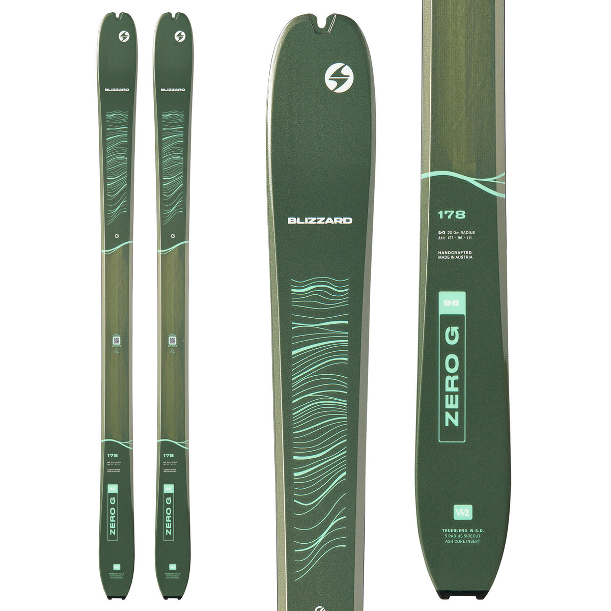 Blizzard Zero G 96 Skis - Women's 2026