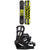 Rome Mechanic Snowboard + Flux EM Snowboard Bindings 2024