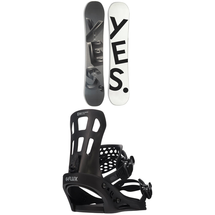 Yes. Basic Snowboard + Flux EM Snowboard Bindings 2024