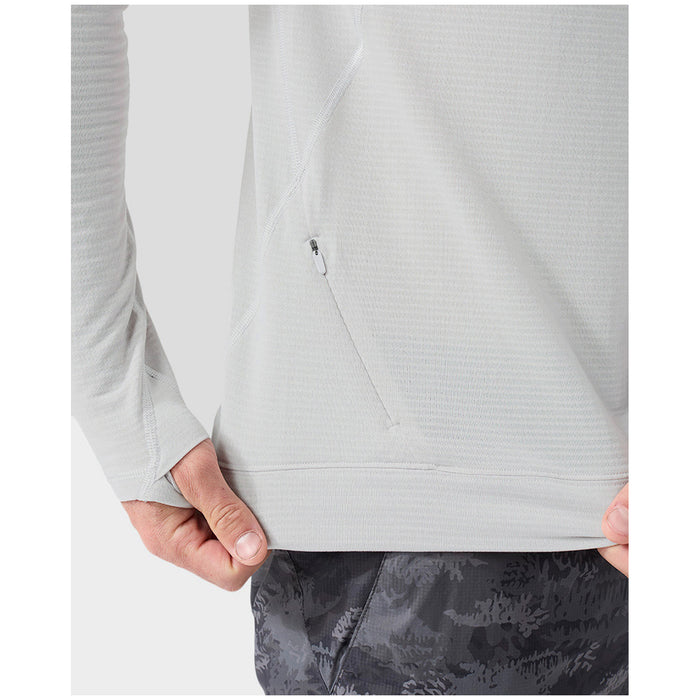 Stio Trax Power Grid Crew - Men's Quiet Gray