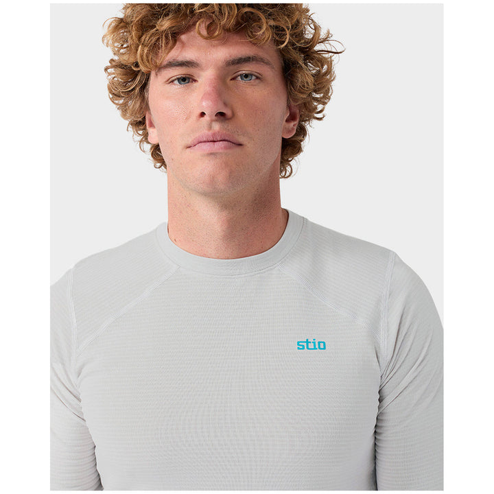 Stio Trax Power Grid Crew - Men's Quiet Gray