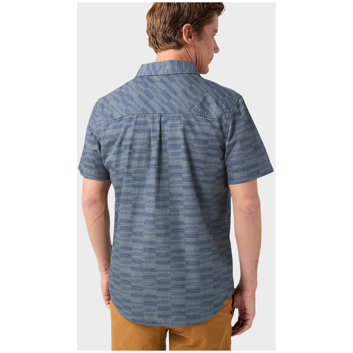 Stio Curtis Camp Short-Sleeve Shirt - Men's Stormy Weather Crags