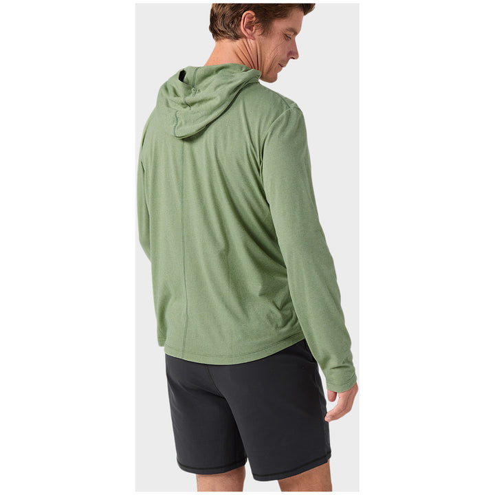 Stio Divide Hooded Pullover - Men's Sage Flats Heather