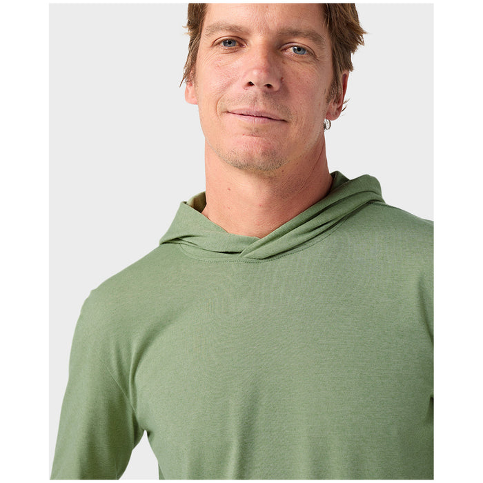 Stio Divide Hooded Pullover - Men's Sage Flats Heather