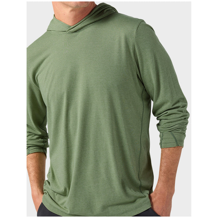 Stio Divide Hooded Pullover - Men's Sage Flats Heather