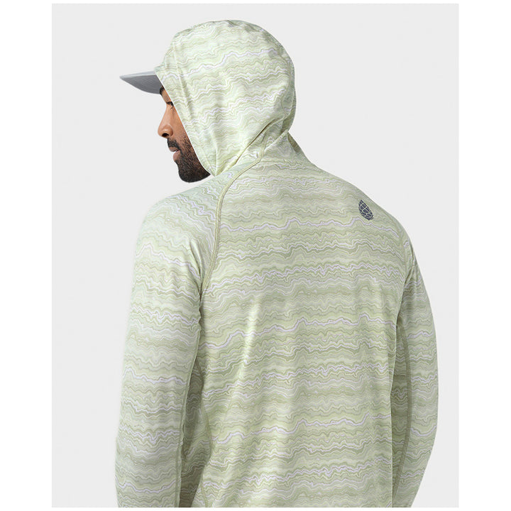 Stio Hylas Hooded Pullover - Men's Sage Flats Strata