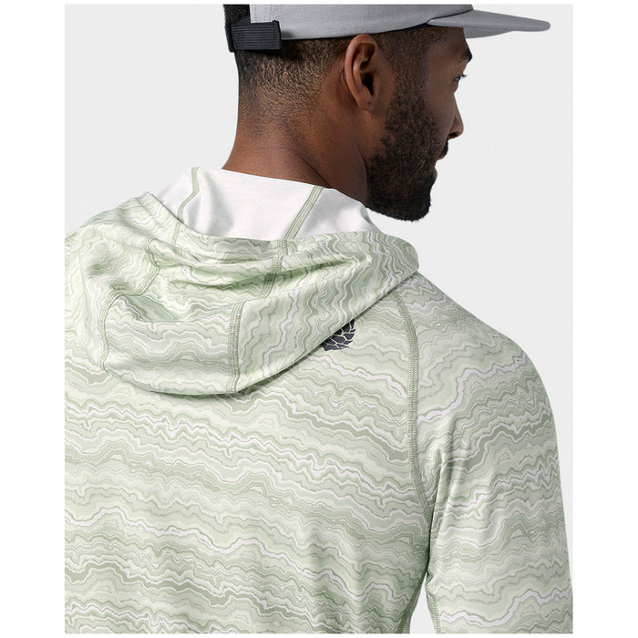 Stio Hylas Hooded Pullover - Men's Sage Flats Strata