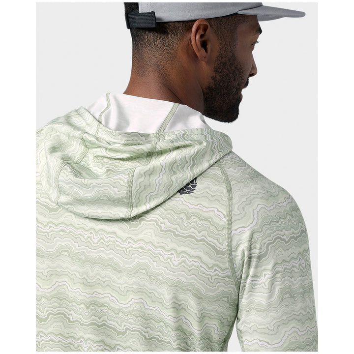 Stio Hylas Hooded Pullover - Men's Sage Flats Strata
