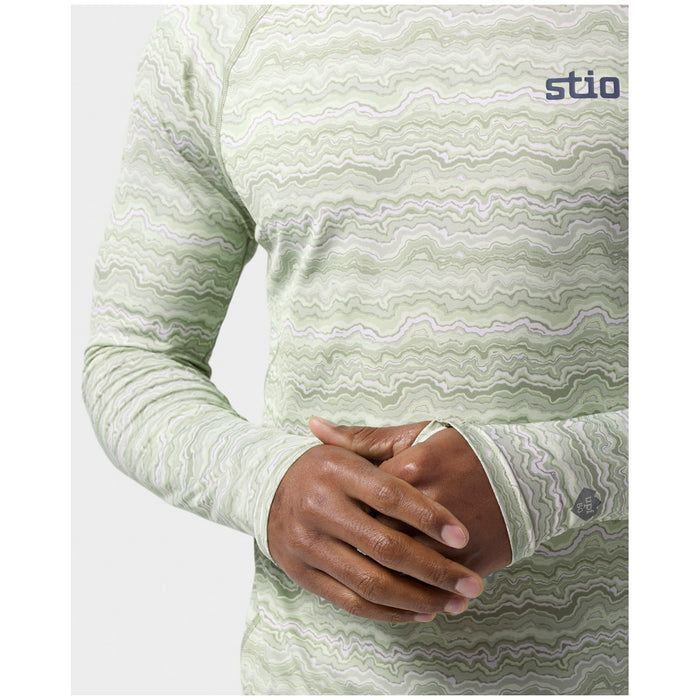 Stio Hylas Hooded Pullover - Men's Sage Flats Strata