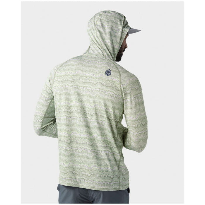 Stio Hylas Hooded Pullover - Men's Sage Flats Strata