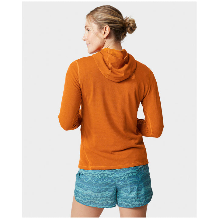 Stio Trax Power Grid Half-Zip Hoodie - Women's Bonfire
