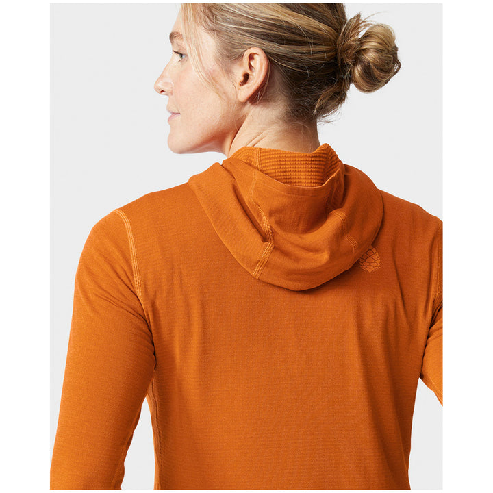 Stio Trax Power Grid Half-Zip Hoodie - Women's Bonfire