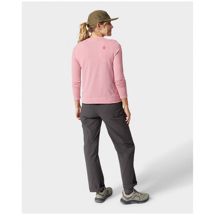 Stio Trax Power Grid Crew - Women's Rustic Rose