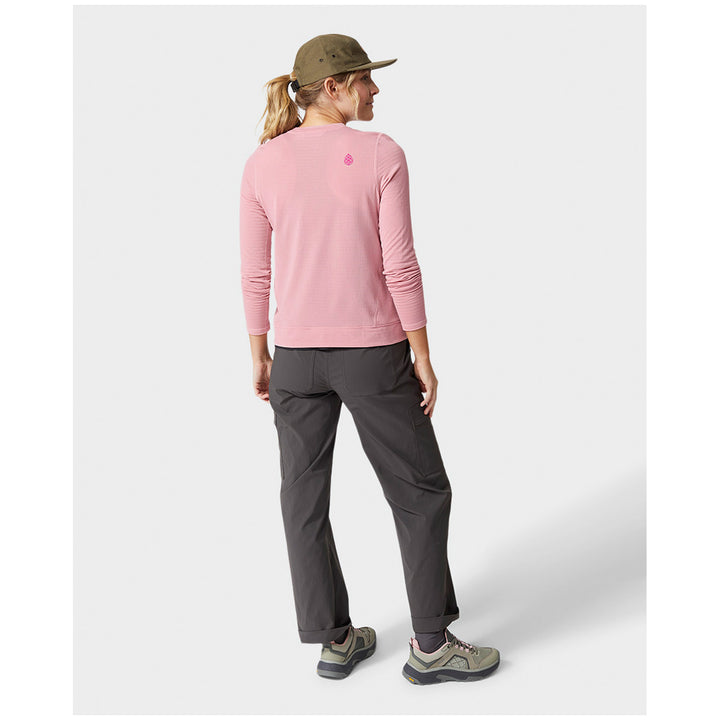 Stio Trax Power Grid Crew - Women's Rustic Rose