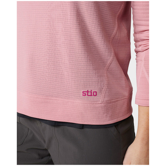 Stio Trax Power Grid Crew - Women's Rustic Rose