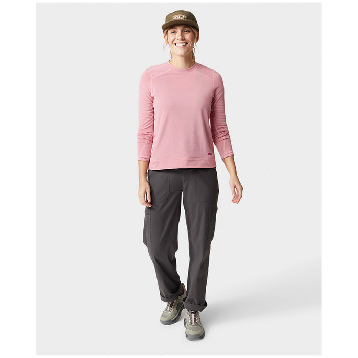 Stio Trax Power Grid Crew - Women's Rustic Rose
