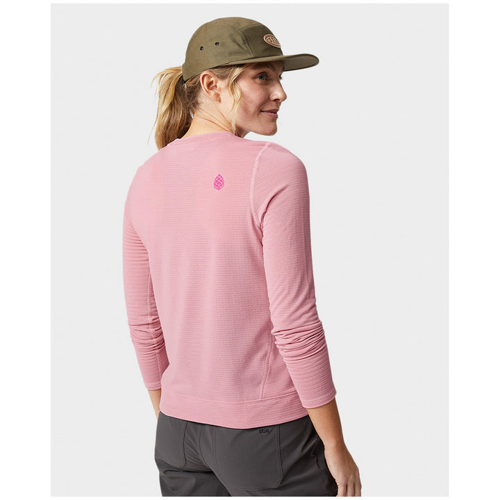 Stio Trax Power Grid Crew - Women's Rustic Rose