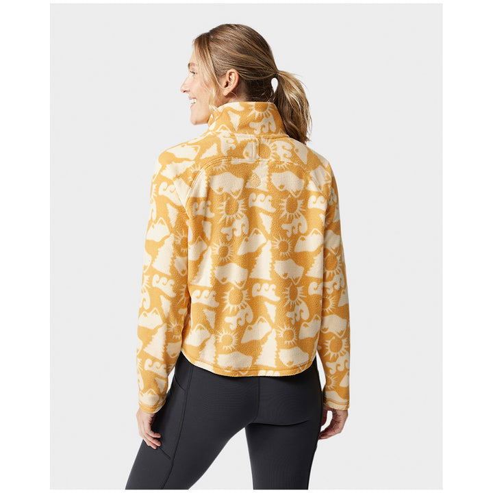 Stio Turpin Fleece Snap Pullover - Women's Local Honey Alpine Waves