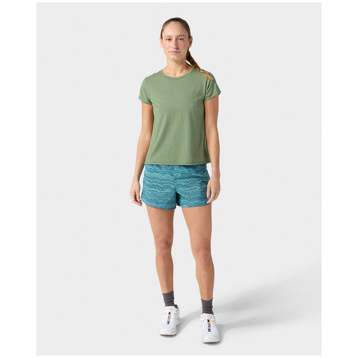 Stio Divide T-Shirt - Women's Sage Flats Heather