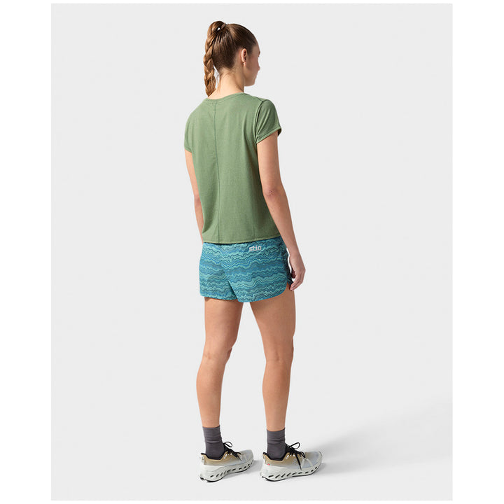 Stio Divide T-Shirt - Women's Sage Flats Heather