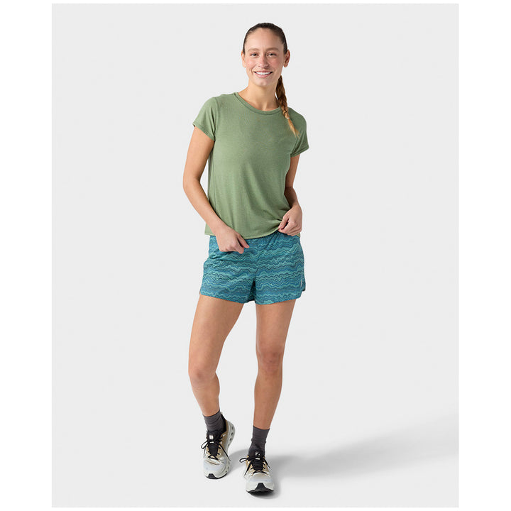 Stio Divide T-Shirt - Women's Sage Flats Heather