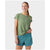 Stio Divide T-Shirt - Women's Sage Flats Heather