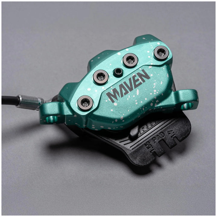 SRAM Maven Ultimate Expert Brake Kit Teal Splatter