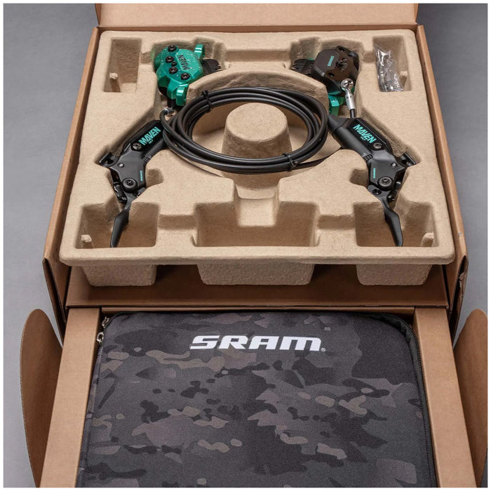 SRAM Maven Ultimate Expert Brake Kit Teal Splatter