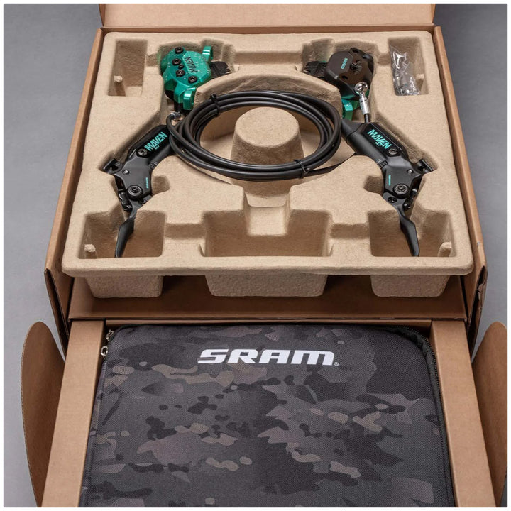 SRAM Maven Ultimate Expert Brake Kit Teal Splatter
