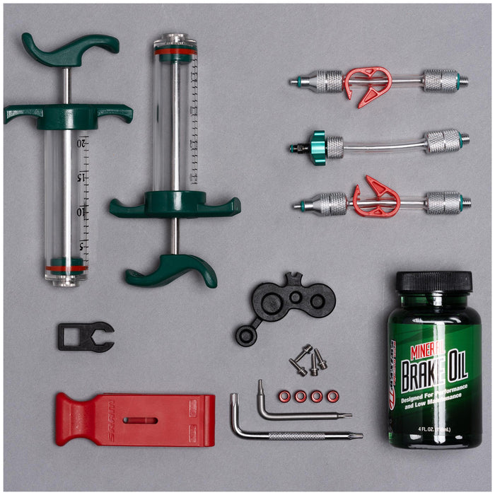 SRAM Maven Ultimate Expert Brake Kit Teal Splatter