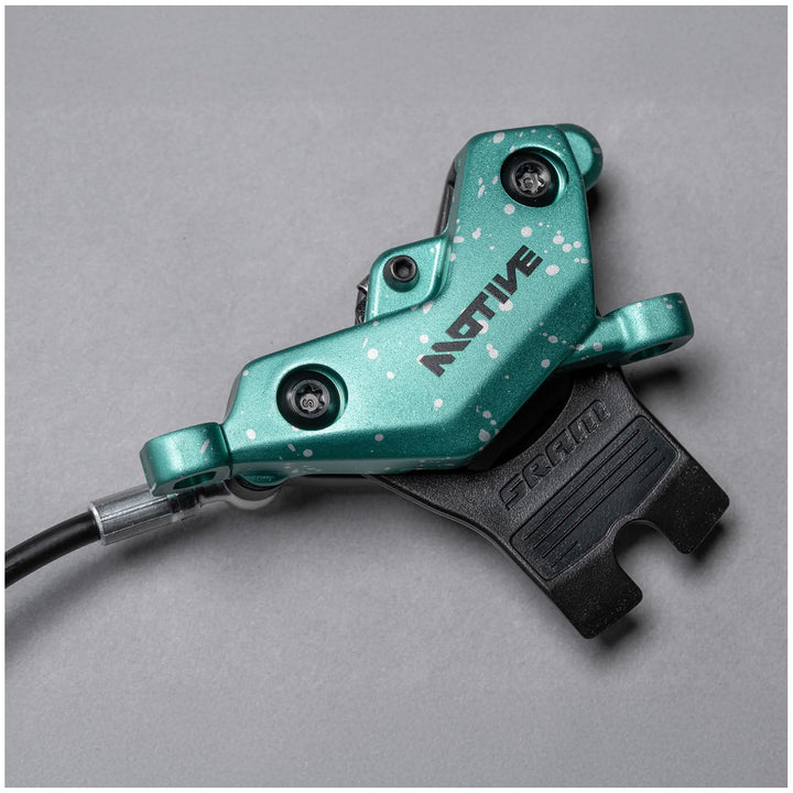 SRAM Motive Ultimate Expert Brake Kit Teal Splatter