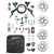SRAM Motive Ultimate Expert Brake Kit Teal Splatter
