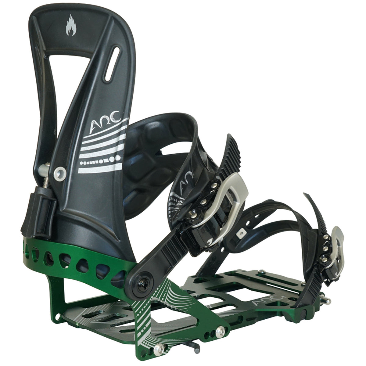 Spark R&D Arc ST Splitboard Bindings 2026 Green